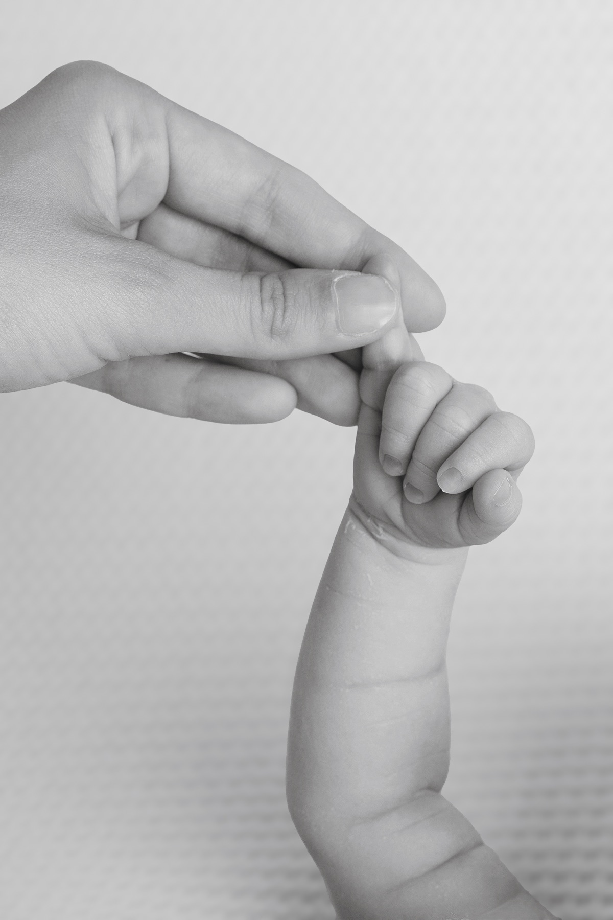 Detalle de manos newborn